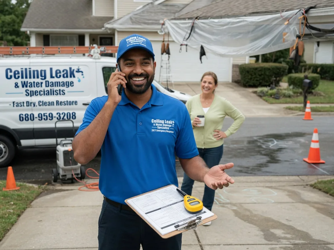 Ceiling Leak Cleanup Toms Brook, VA FAQs